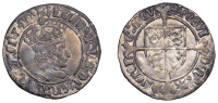 Henry VII (1485-1509), Profile issue, Groat, regular type, mm. cross-crosslet (additionally with two pellets to left...