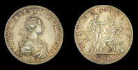Coronation of King George IV 1821, official coronation medal in silver by L. Natter, 34mm (BHM 23) good very fine 	...