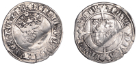 Henry VII (1485-1509), Profile issue, Groat, regular type, mm. cross-crosslet, triple band to crown, reads agl z...