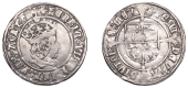 Henry VII (1485-1509), Profile issue, Groat, regular type, mm. cross-crosslet (additionally two saltires above mm....