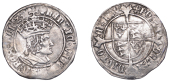 Henry VII (1485-1509), Profile issue, Groat, tentative type, variety III, mm. cross-crosslet, double band to crown,...