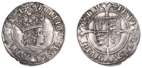 Henry VII (1485-1509), Profile issue, Groat, regular type, mm. cross-crosslet, triple band to crown, reads agl z f,...