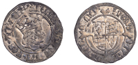 Henry VIII (1509-1547), First coinage, Groat, mm. castle (with pellet to left on obv.), reads agl z fr, double...