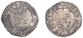 Henry VIII (1509-1547), First coinage, Groat, mm. castle, reads agl z f, double saltire stops after dev’ and...