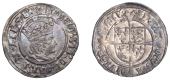 Henry VIII (1509-1547), First coinage, Groat, mm. castle (with pellet to left on obv.), reads agl z f, double...