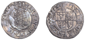 Henry VIII (1509-1547), First coinage, Groat, mm. castle (with pellet to left on obv.), reads agl z f, double...