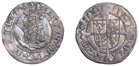 Henry VIII (1509-1547), First coinage, Groat, mm. castle (with pellet to left on obv.), reads agl z f, double...