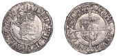 Henry VII (1485-1509), Profile issue, Halfgroat, Canterbury, mm. martlet, reads henric, agl z and adivtoe, single...