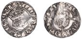 Henry VII (1485-1509), Profile issue, Groat, regular type, mm. pheon, triple band to crown, reads agl z f, single...