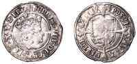 Henry VIII (1509-1547), First coinage, Groat, mm. pheon, triple band to crown, reads agl z fr, double saltire stops...