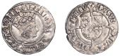 Henry VII (1485-1509), Profile issue, Groat, regular type, mm. pheon, triple band to crown, reads agl z fr, double...