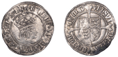 Henry VII (1485-1509), Profile issue, Groat, regular type, mm. pheon, triple band to crown, reads agl z f, double...