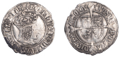 Henry VII (1485-1509), Profile issue, Groat, regular type, mm. pheon, triple band to crown, reads agl z fr, double...