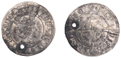 Henry VII (1485-1509), Profile issue, Groat, regular type, mm. pheon, triple band to crown, reads agl z f, double...