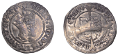 Henry VII (1485-1509), Profile issue, Groat, regular type, mm. pheon, triple band to crown, reads agl z fr, double...