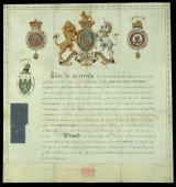 Grant of Title as an Esquire of the Sovereign’s Body of Gentlemen of the Privy Chamber, to Everard Home Esquire,...