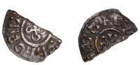 Coins from the Richmondshire Hoard, WESSEX, Ecgberht (802-839), cut Halfpenny, Rochester, Cobba,...
