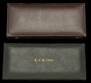 Cases of Issue (2): The Most Honourable Order of the Bath (2), K.C.B., (Military) Knight Commander’s case, by...