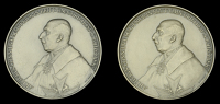 New Charter of the Order of St. John Medal 1926 (2), 70mm, silver, the obverse featuring the bust of the Duke of...
