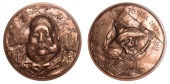 MEXICO/FRANCE, José Guadalupe Posada, 1978 [struck 1979], a bronze medal by R.W.F. Searle for the Club français de...