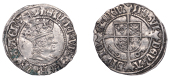 Henry VII (1485-1509), Profile issue, Halfgroat, York, Abp Bainbridge, mm. martlet, keys below shield, reads henhic...