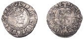 Henry VII (1485-1509), Profile issue, Halfgroat, York, Abp Bainbridge, mm. martlet, keys below shield, reads henric,...