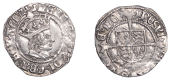Henry VII (1485-1509), Profile issue, Halfgroat, York, Abp Bainbridge, mm. martlet, keys below shield, reads henric,...