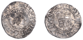 Henry VII (1485-1509), Profile issue, Halfgroat, York, Abp Bainbridge, mm. martlet on obv., rose, on rev., keys...