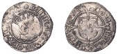 Henry VII (1485-1509), Profile issue, Halfgroat, Canterbury, mm. rose, reads henric, agl and adivtore, single...