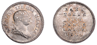 George III (1760-1820), Bank of Ireland coinage, Five Pence, 1805 (S 6619). Prettily toned and lustrous, extremely...