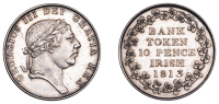 George III (1760-1820), Bank of Ireland coinage, Proof Ten Pence, 1813, type II, edge plain, 3.58g/12h (DF 625; S...