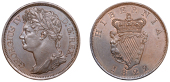 George IV (1820-1830), Penny, 1822 (S 6623). Toned with some original colour, about extremely fine	 £100-£120