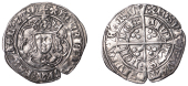 Henry VII (1485-1509), Facing Bust issue, Groat, class IIIc, mm. pansy, crown with inner arch plain, saltire stops,...