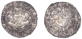 Henry VII (1485-1509), Facing Bust issue, Groat, class IIIc, mm. anchor (inverted on obv.), crown with inner arch...