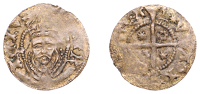 Edward IV (First reign, 1461-1470), Base issues, St Patrick's issue (c. 1463-5), Farthing, facing mitred bust,...