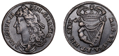 James II (1685-1691), Regular coinage, Halfpenny, 1686 (DF 363; S 6576). Dark patina, very fine	 £120-£150