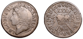 James II (1685-1691), Gunmoney coinage, Halfcrown, 1690 May, 9.46g/12h (Withers 8/8; S 6580B). Fine	 £40-£50