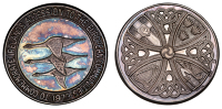 Medallions, Ireland’s Accession to the European Communities, 1973, a silver medal, by J.M. & Co. after G. A....