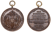 Medallions, Opening of the Northern Irish Parliament, 1921, a bronze medalet, unsigned, crowned arms in wreath, rev....