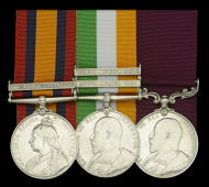 Three: Staff Quartermaster Sergeant J. Chambers, Army Pay Corps, late 17th Lancers

Queen’s South Africa...