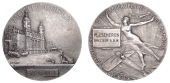 MONACO, Concours d’hydroaeroplanes de Monaco [Meeting of Hydroplanes], Season 1912-13, a silver award medal by T....