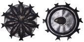 NEW ZEALAND, Fish of Happiness, 2001, a cast bronze medal by Marté Szirmay, fish surrounding a central hole into...
