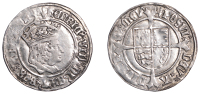 Henry VIII (1509-1547), First coinage, Groat, mm. pheon, reads agl z fr, double saltire stops on rev. 2.88g/6h (LH...