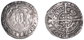 Edward IV (First reign, 1461-1470), Groat, London, class VI, mm. sun, quatrefoils by neck, fleurs on cusps and on...