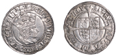 Henry VIII (1509-1547), First coinage, Groat, mm. castle (with pellet to left on obv.), reads agl z fr, double...