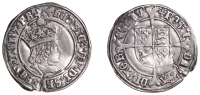 Henry VII (1485-1509), Profile issue, Groat, regular type, mm. cross-crosslet, triple band to crown, reads agl z...