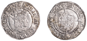 Henry VIII (1509-1547), First coinage, Groat, mm. portcullis crowned (over cursive T and with chains on obv.), reads...