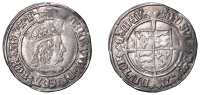Henry VIII (1509-1547), First coinage, Groat, mm. castle, reads agl z f’, double saltire stops after dev’ and...