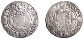 Henry VII (1485-1509), Profile issue, Groat, regular type, mm. pheon, triple band to crown, reads agl z f, double...