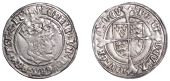 Henry VII (1485-1509), Profile issue, Groat, regular type, mm. pheon, triple band to crown, reads agl z fr, double...